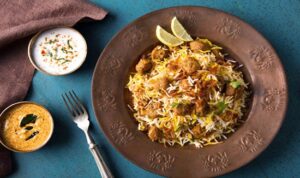 Shah Ghouse is the go-to spot for authentic Hyderabadi biryani, offering traditional flavors with a special touch for late-night cravings.