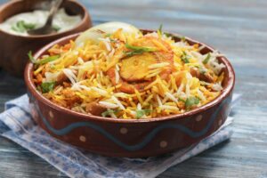 Sarvi’s distinct, flavorful biryani blends high-quality basmati rice and spices, making it a must-try for both chicken and mutton lovers.